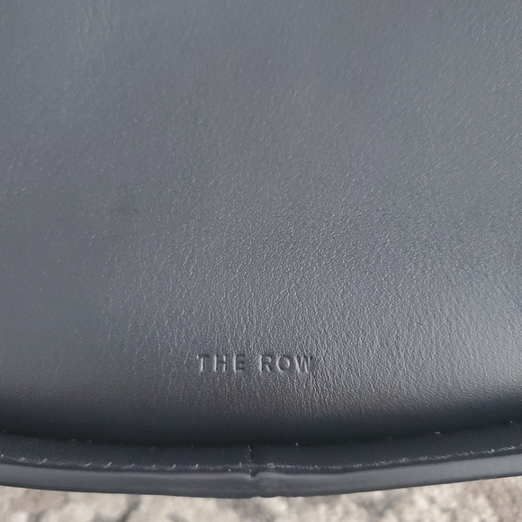 The Row Half Moon Bag in Black Leather - Picture 8 of 10